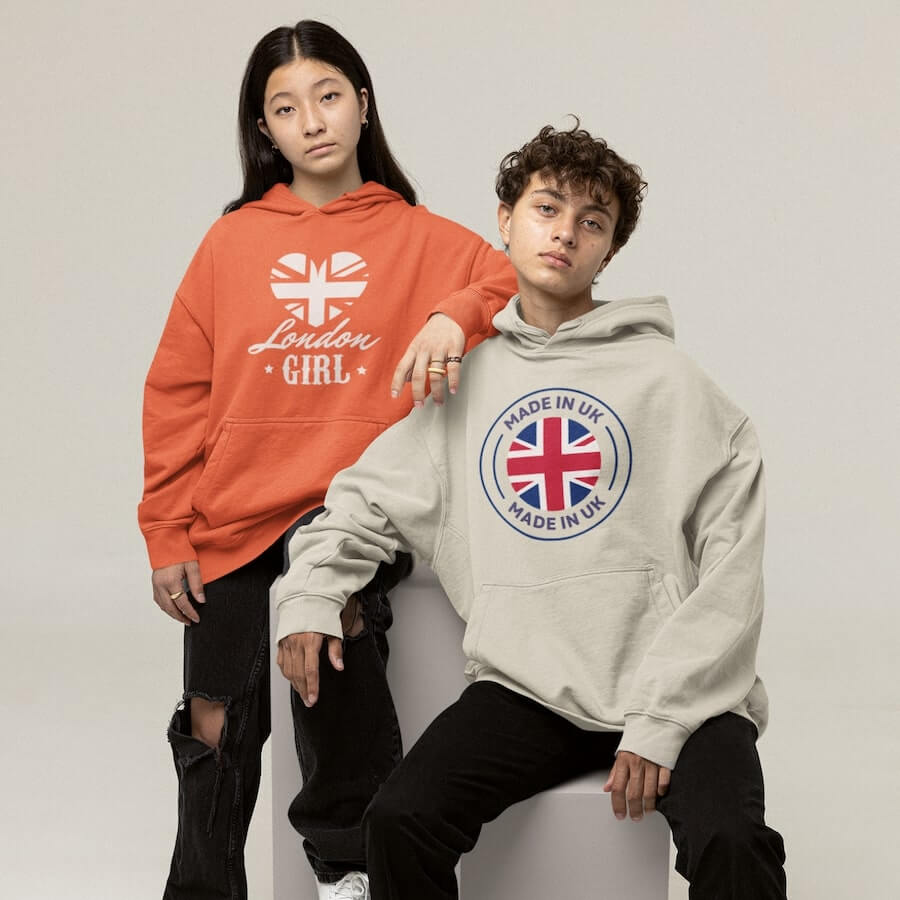 Personalised hoodies UK Custom hoodies 76